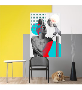 Miyrem-PopArt Design Cam Tablo-Model: 765