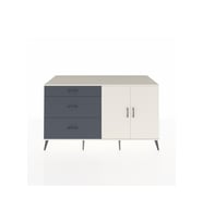 Kronos Konsol 2 Raflı 3 Çekmeceli 2 Kapaklı 176x59x99 Aytaşı-Aytaşı/Antrasit