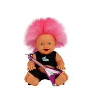 Punk Nil Bebek 23 cm 23495 Pembe Kirpi Saç (Karışık)