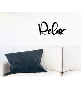 BK Home Relax Duvar Yazısı-1 (Siyah)