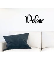BK Home Relax Duvar Yazısı-1 (Siyah)