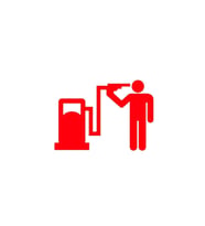 Oto Yakıt Depo Kapağı Sticker 15*9 Cm