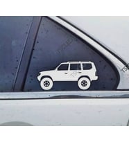 Land Cruiser Prado Kelebek Cam Oto Sticker 17 CM 2 Adet