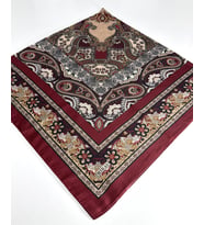 Nevada Büyük Boy Organik Pamuk Eşarp - 120 x 120 - 06452