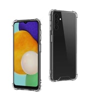 Coverzone Galaxy A04S ile uyumlu K?l?f Z-Nitro Anti Shock Silikon Kapak Kamera Korumal? Anti?ok Airbag K�?e Korumal? Silikon ?effaf K?l?f