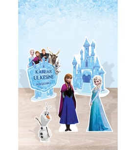Frozen Karlar Ülkesi Ayaklı Pano Set *Doğum Günü