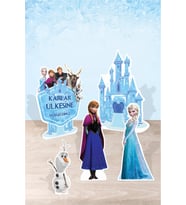 Frozen Karlar Ülkesi Ayaklı Pano Set *Doğum Günü