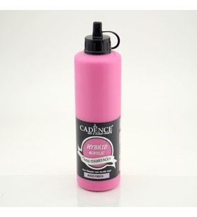 Cadence Hybrid Multisurface Akrilik Boya 500 ml. H-025 FUŞYA 