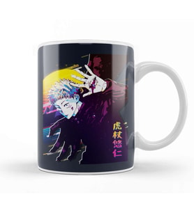 Jujutsu Kaisen Yuji 01 Kupa Bardak Porselen
