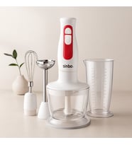 El Blender Seti (Doğrayıcı, Mixer, Blender) - 2 Kademe, 600ml Hazne, 700ml Ölçü Kabı