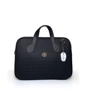 Westbag Suni Deri Tablet & Laptop & Evrak Çantası 14 Inç (Siyah)