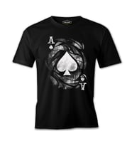 Ace of Spades Vintage Logo Siyah Erkek Tshirt