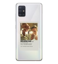 Samsung Galaxy A71 Uyumlu Breaking Bad Tasarımlı Şeffaf Telefon Kılıfı