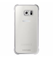 Galaxy S6 ile Uyumlu Clear Cover Gümüş EF-QG920BSEGWW
