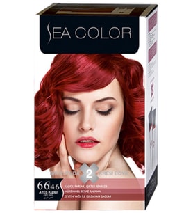Sea Color Saç Boyası 66.46 Ateş Kızılı