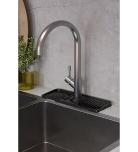 Musluk Matı Elastik Silikon Mutfak Ve Banyo İçin Lavobo Su Tutucu Musluk Ve Batarya Matı Siyah,515201744