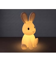 Riva Self Tavşan Figürlü 3D Baskı Tealight Mumluk / Dekoratif Ambiyans Aydınlatma