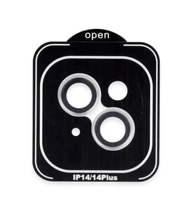 iPhone 14 PVD Metal Kamera Lens - Gümüş