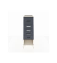Kronos Dolap 5 Çekmeceli 44x59x134 Aytaşı-Antrasit