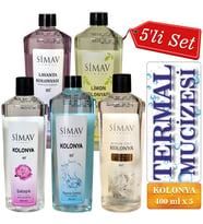 Simav Synaus Termal Sulu Kolonya Seti 5'li - 400 ml