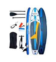 Acuatico Collection Şişme Sup Board/Isup Stand Up Paddle Board 305x76x15 Cm Turuncu&Beyaz&Mavi&Gri