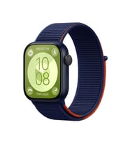 Huawei Fit 4 Hasırlı Cırtcırtlı Kordon (saat Değildir) - Lacivert-turuncu