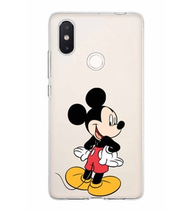 Xiaomi Mi 8 Se Uyumlu Kapak Mickey Mouse Tasarımlı Şeffaf Silikon Kılıf