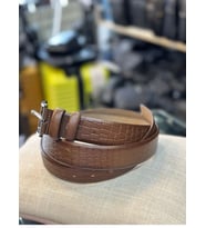 TRG POLO HAKİKİ DERİ KAHVE KLASİK ERKEK KEMERİ (Kahverengi)
