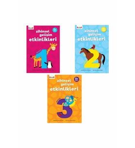Yayıncılık 2 Yaş Zihinsel Gelişim Etkinlikleri (3 KİTAP)
