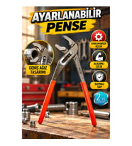 Ayarlanabilir Geniş Ağızlı Pense – Alaşımlı Çelik Kaymaz Saplı