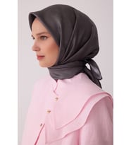 Soyut Desen %100 Twill İpek Eşarp BE28