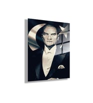 Cam Tablo Ay Yıldızlı Atatürk Portresi