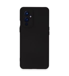 One Plus 9 Kılıf Nano İçi Kadife Silikon - Siyah