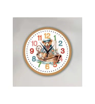 bilge Tasarım Çocuk odası Duvar Saati 30 x 30 CM (Karışık)