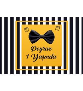 Papyon Temalı Doğum Günü Afişi 35X50 cm