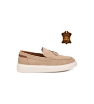 Voyager Erkek Siyah Süet Rahat Tabanlı Şık Hakiki Deri Smart Casual Ayakkabı Loafer 6795 M