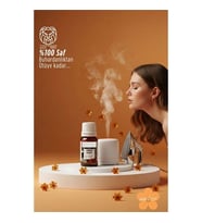 Saf Amber Çiçeği Esansı - Ütü, Buhardanlık Koku Makineleri İçin 10 Ml