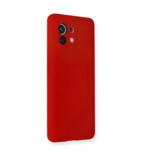 Mi 11 Kılıf Nano İçi Kadife  - Kırmızı