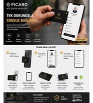 FICARD NFC Dijital Kartvizit Tek Kart ile Sınırsız Paylaşım