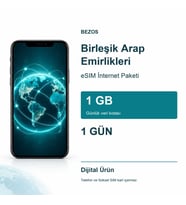 Birleşik Arap Emirlikleri eSIM İnternet Paketi Günlük 1 GB 1 Gün