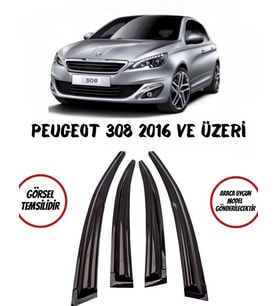 Peugeot 308 Cam Rüzgarlığı 4lü 2013-2021 Arası
