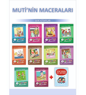 1.Sınıflar İçin Muti'nin Maceraları Öykü Dizisi + Kitap Okuma Not Defteri (Karışık)