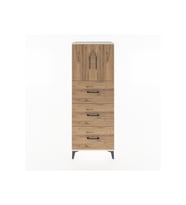Hyperion Dolap 2 Raflı 3 Çekmeceli 2 Kapaklı 60x44x163 Aytaşı-Çam