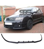 Skoda Fabia Mk1 Cupra R Uyumlu Ön Lip Mat Siyah Ön Tampon Lip