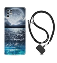 INFINIX Note 11 Pro Note 10 Hot 9 Play Kılıf Boyun Askılı Silikon Great Moon 1301