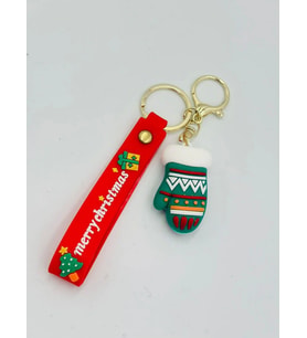 Yeşil Noel Eldiven Anahtarlık