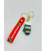 Yeşil Noel Eldiven Anahtarlık