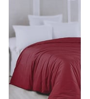 Çift Kişilik Battal Boy 220x240 Nevresim Yorgan Kılıfı - Bordo