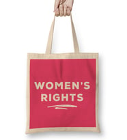 Women's Rights Bez Çanta Uzun Saplı