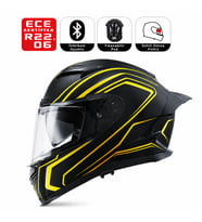 FF871 Flash Motosiklet Kaskı Spoiler Mod Full Face Kask